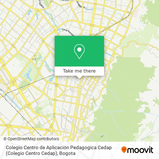 Colegio Centro de Aplicación Pedagogica Cedap (Colegio Centro Cedap) map