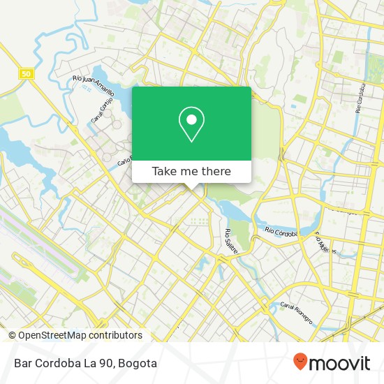 Bar Cordoba La 90 map