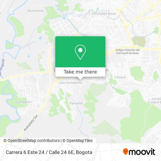 Carrera 6 Este 24 / Calle 24 6E map