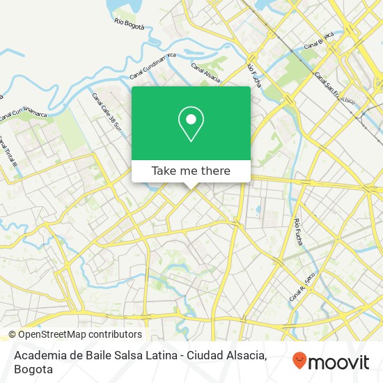 Academia de Baile Salsa Latina - Ciudad Alsacia map