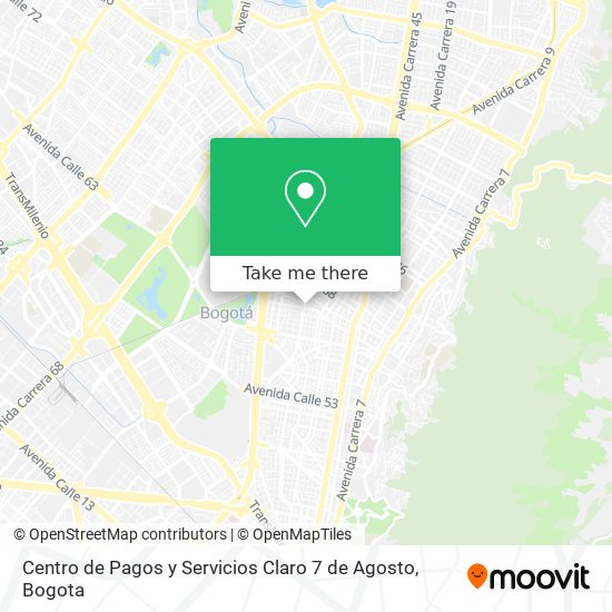 Centro de Pagos y Servicios Claro 7 de Agosto map