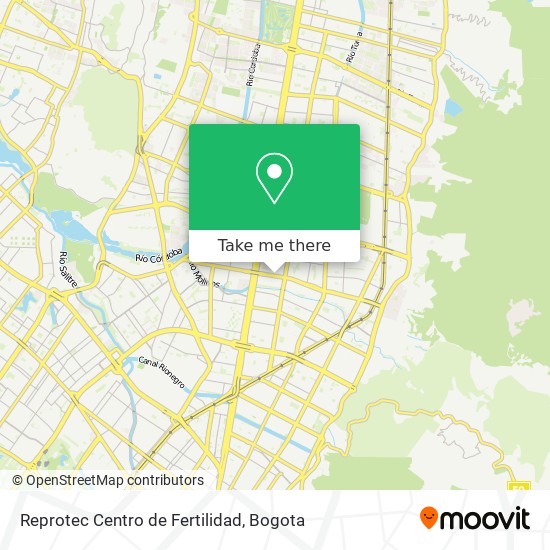 Reprotec Centro de Fertilidad map