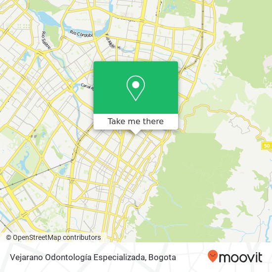 Vejarano Odontología Especializada map