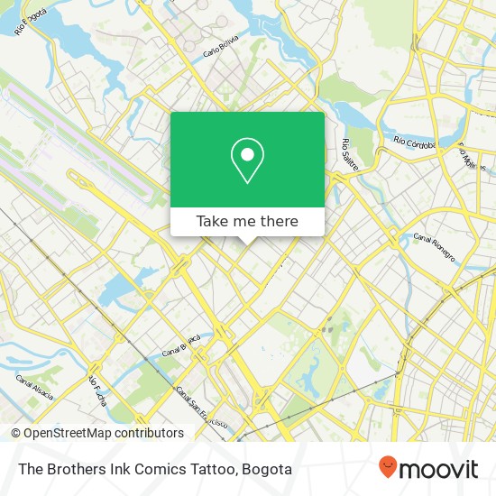 The Brothers Ink Comics Tattoo map