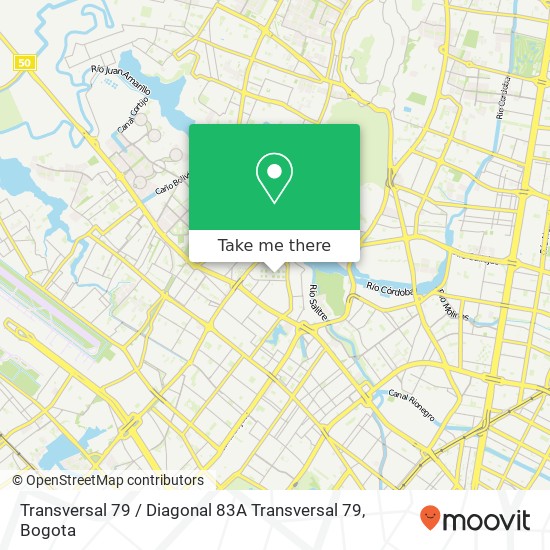 Mapa de Transversal 79 / Diagonal 83A Transversal 79