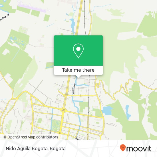 Nido Águila Bogotá map