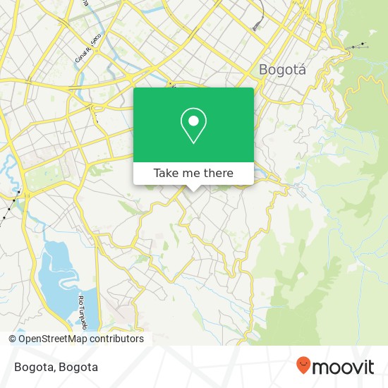 Bogota map