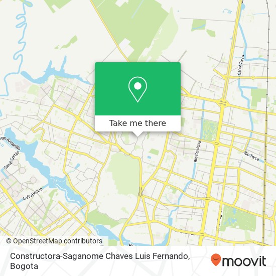 Constructora-Saganome Chaves Luis Fernando map