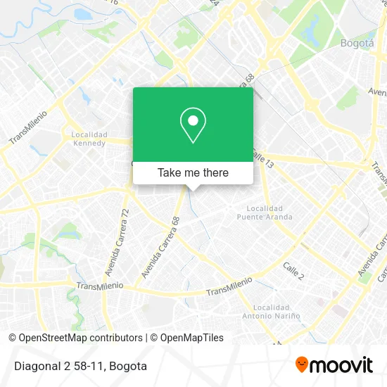 Diagonal 2 58-11 map