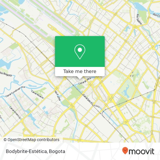 Bodybrite-Estética map