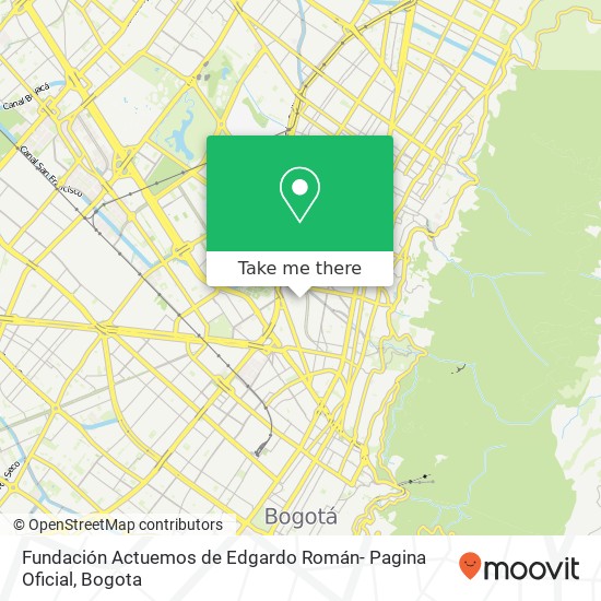 Fundación Actuemos de Edgardo Román- Pagina Oficial map