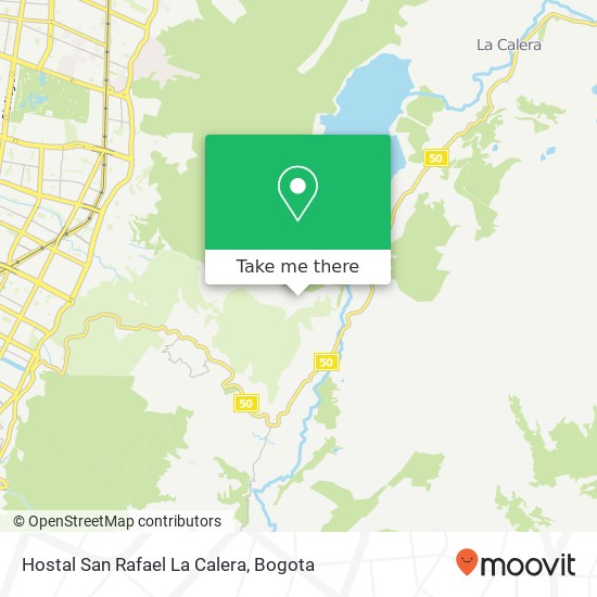 Hostal San Rafael La Calera map