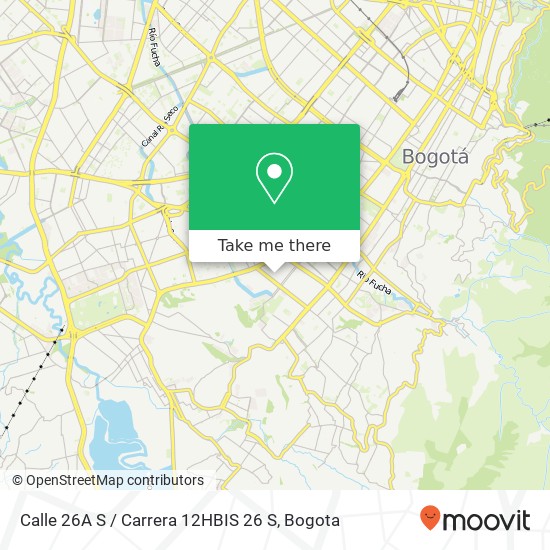 Calle 26A S / Carrera 12HBIS 26 S map