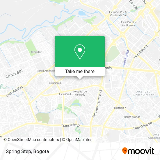 Spring Step map