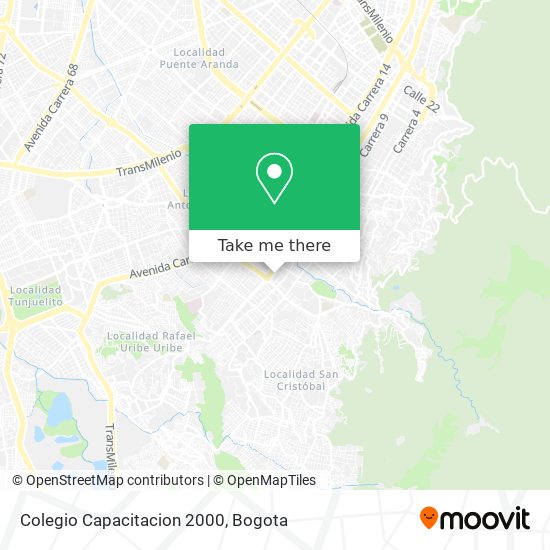 Colegio Capacitacion 2000 map