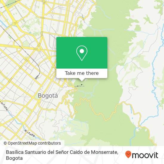 Basílica Santuario del Señor Caído de Monserrate map