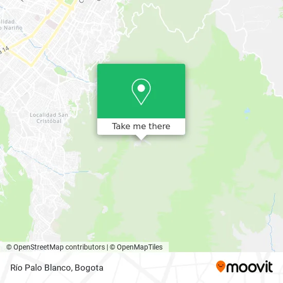 Río Palo Blanco map