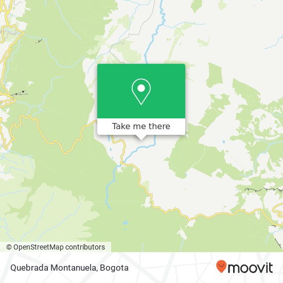 Quebrada Montanuela map