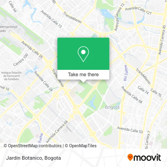 Mapa de Jardin Botanico