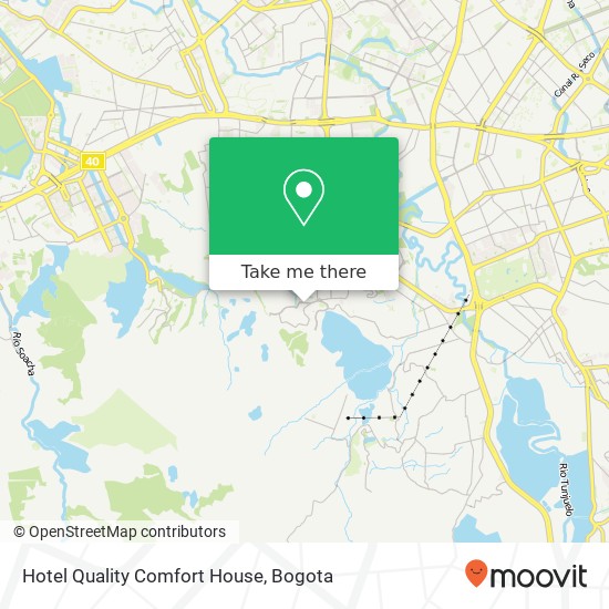 Hotel Quality Comfort House map