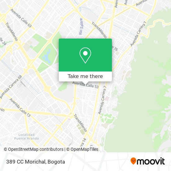 Mapa de 389 CC Morichal