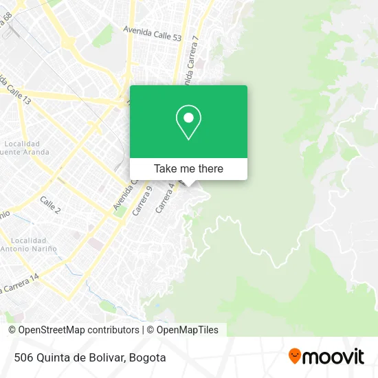 506 Quinta de Bolivar map