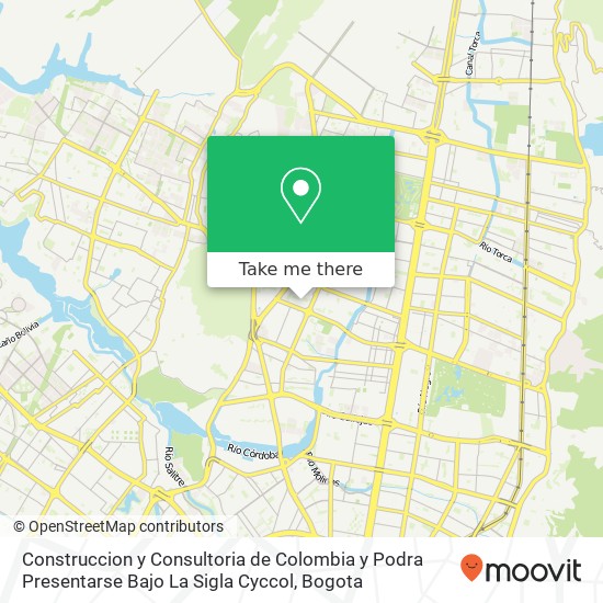 Construccion y Consultoria de Colombia y Podra Presentarse Bajo La Sigla Cyccol map