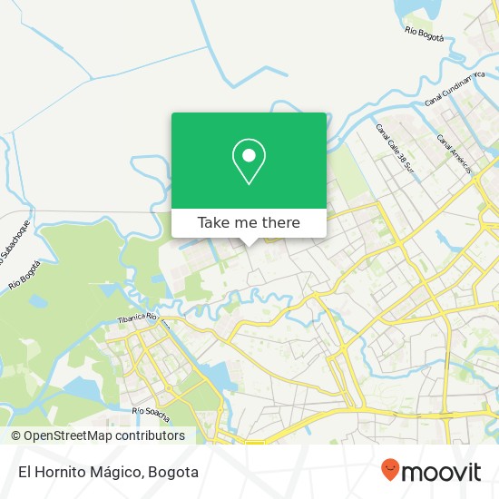 El Hornito Mágico map