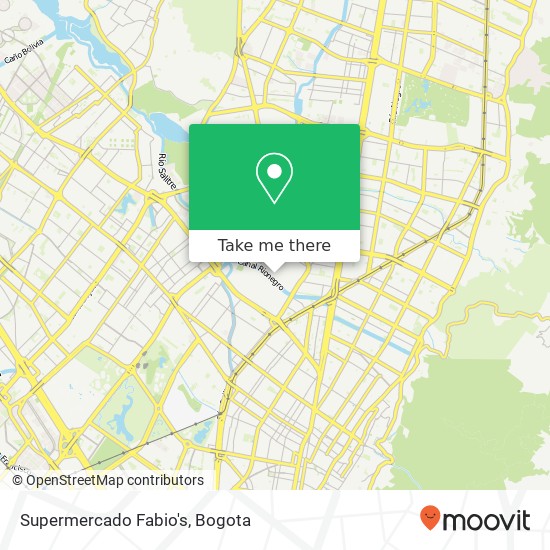 Mapa de Supermercado Fabio's