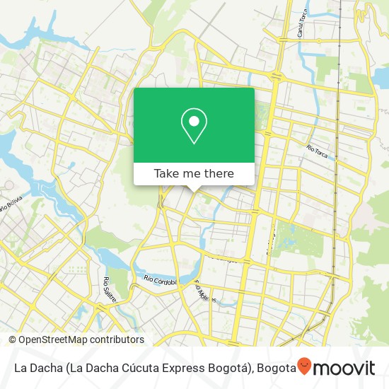 La Dacha (La Dacha Cúcuta Express Bogotá) map