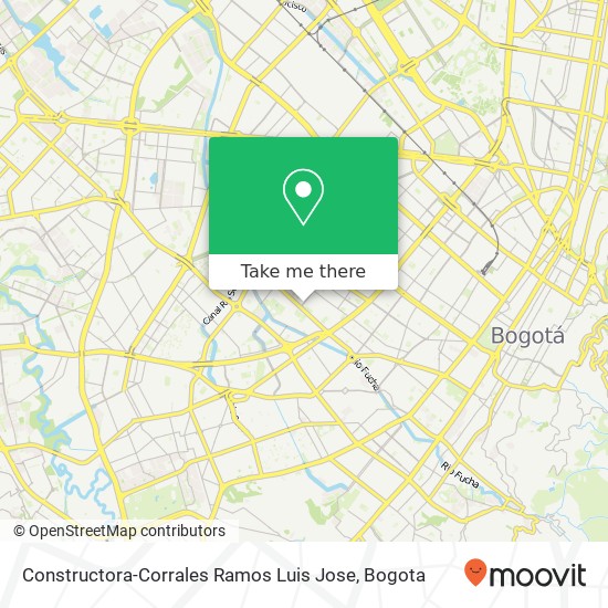 Mapa de Constructora-Corrales Ramos Luis Jose