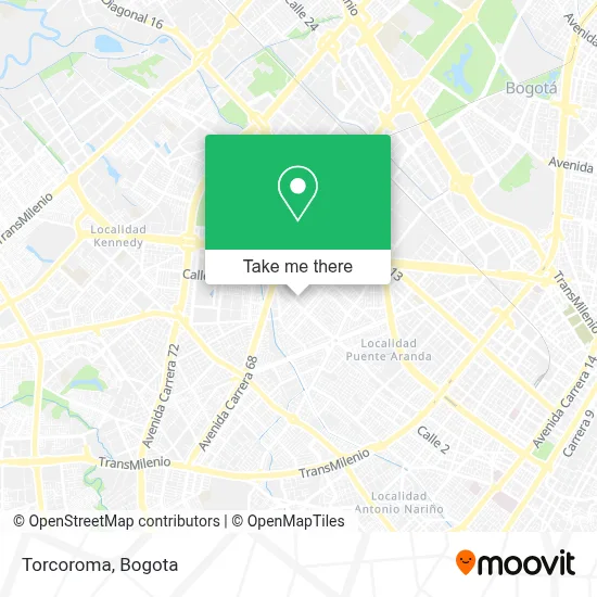 Torcoroma map