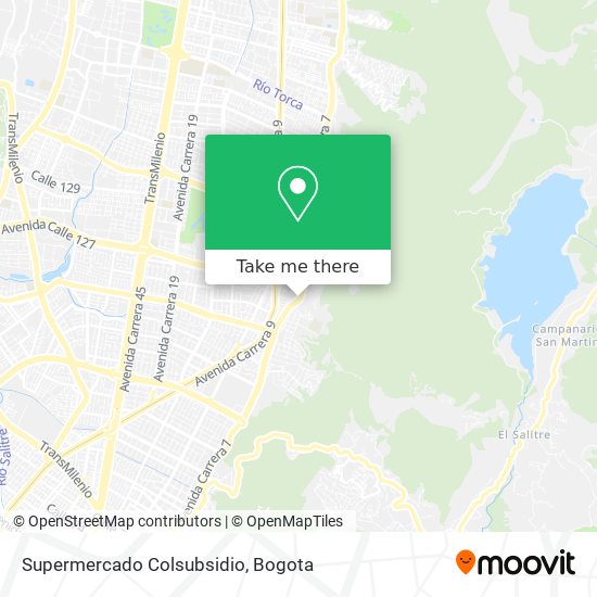 Supermercado Colsubsidio map
