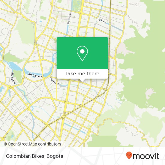 Colombian Bikes map