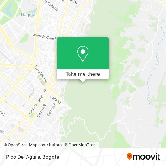 Pico Del Aguila map