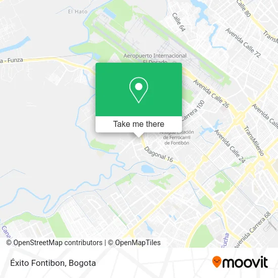 Mapa de Éxito Fontibon