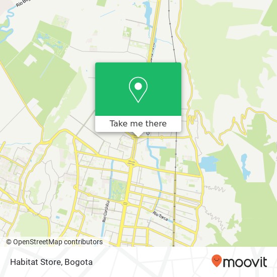 Habitat Store map