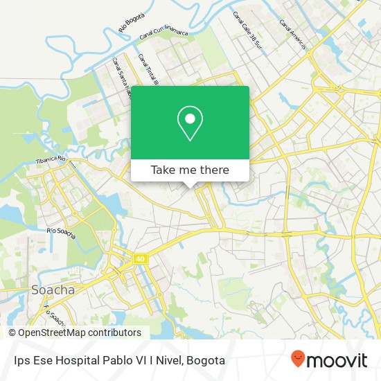 Ips Ese Hospital Pablo VI I Nivel map