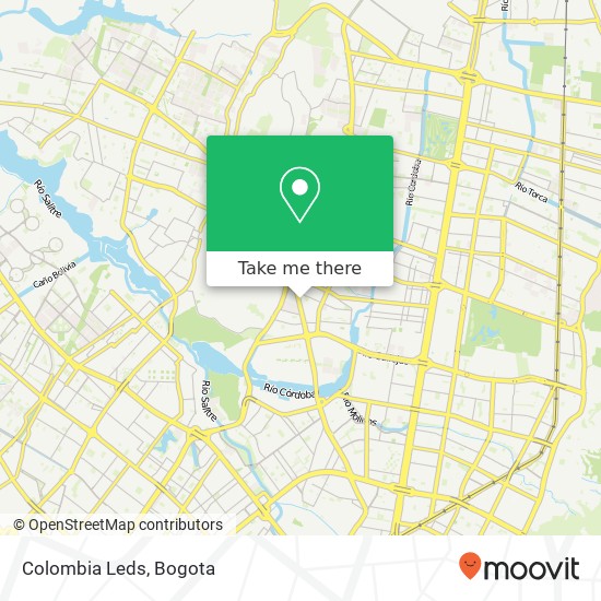 Colombia Leds map