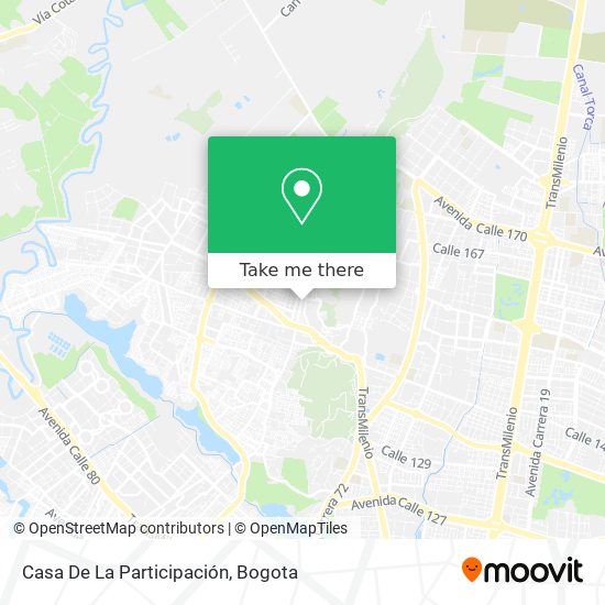 Casa De La Participación map