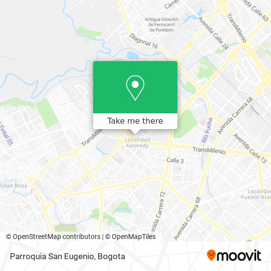 Parroquia San Eugenio map