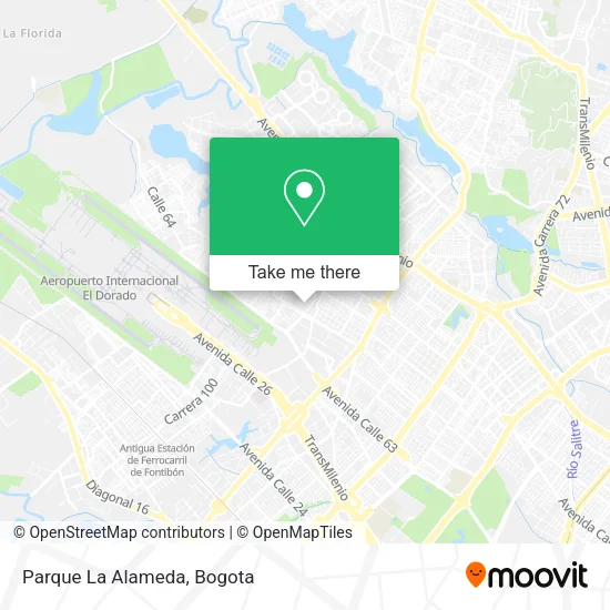 Mapa de Parque La Alameda