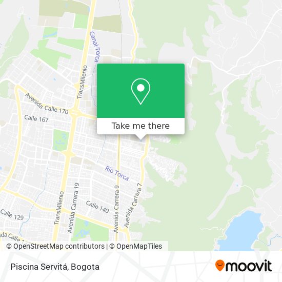Mapa de Piscina Servitá