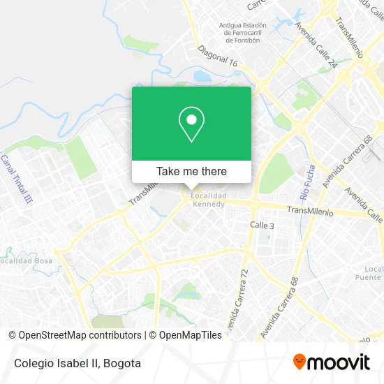 Mapa de Colegio Isabel II