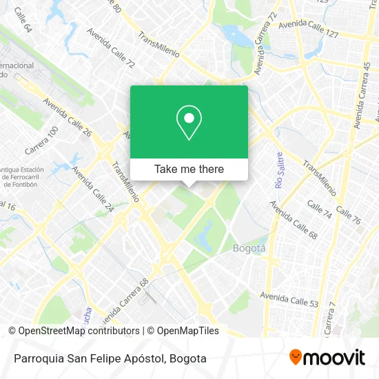 Mapa de Parroquia San Felipe Apóstol