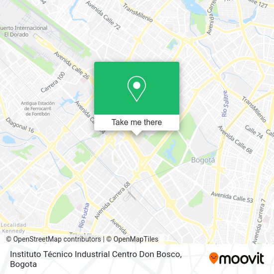Mapa de Instituto Técnico Industrial Centro Don Bosco