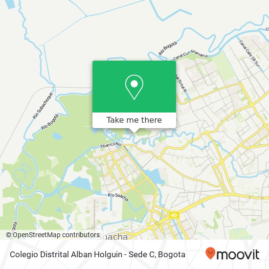 Colegio Distrital Alban Holguin - Sede C map