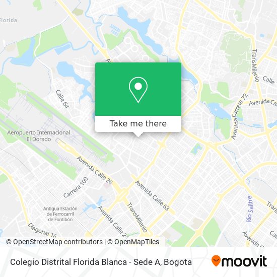 Colegio Distrital Florida Blanca - Sede A map