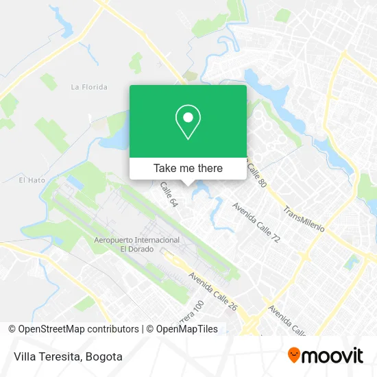 Villa Teresita map
