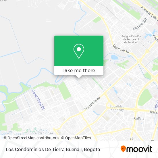 Los Condominios De Tierra Buena I map